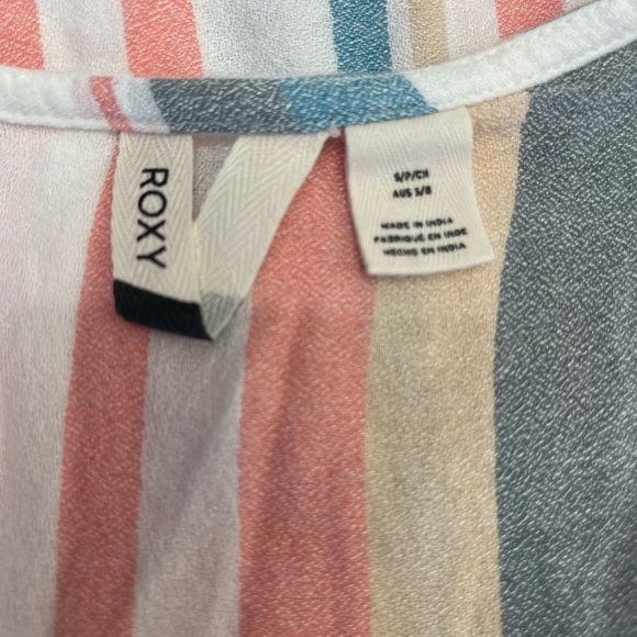 Roxy - Striped Maxi Dress - Size S - Picture 3 of 4